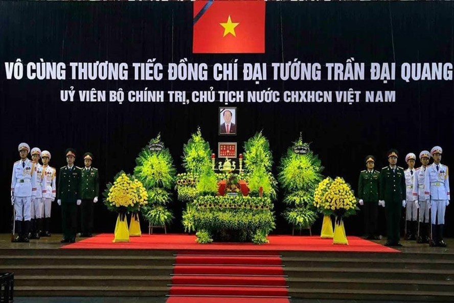 Vô cùng thương tiếc đồng chí Đại tướng Trần Đại Quang, Ủy viên Bộ Chính trị, Chủ tịch nước Cộng hòa xã hội chủ nghĩa Việt Nam.